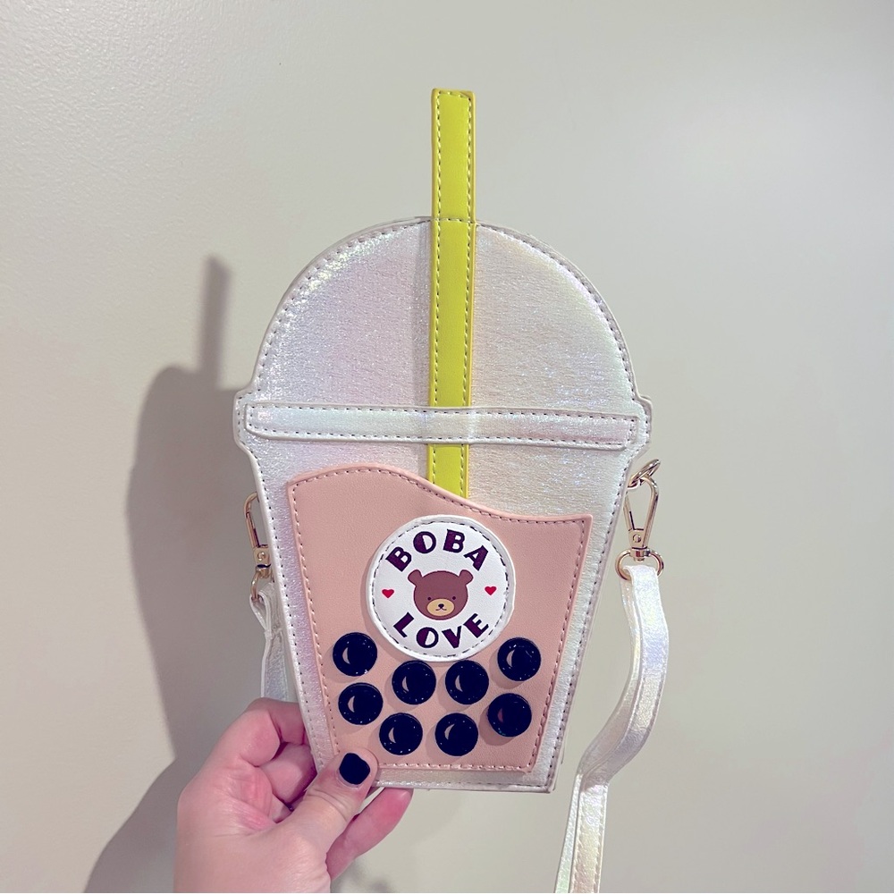 Boba Tea Purse • SO CUTE! • New without tags • Zipper enclosure